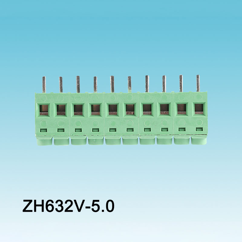 Grøn PCB skrueklemmeblok